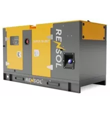 Дизельный генератор Rensol RW138HC в кожухе