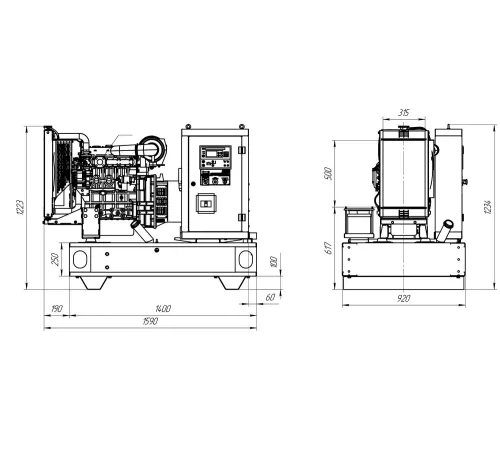 Дизельный генератор ПСМ ADP-16