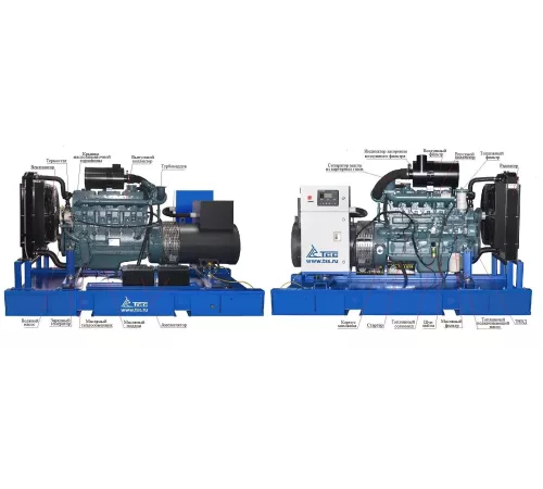 Дизельный генератор ТСС АД-160С-Т400-1РПМ17 (Mecc Alte)
