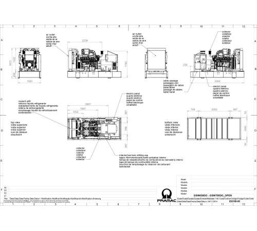 Дизельный генератор Pramac GSW 705DO