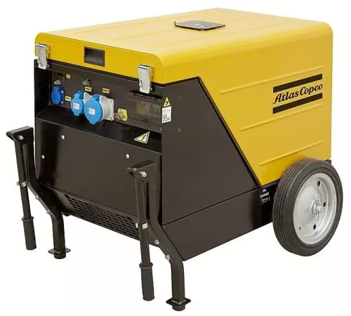 Бензиновый генератор Atlas Copco QEP S14 на шасси с АВР